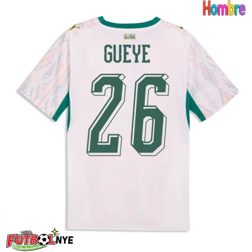 Camiseta Senegal Pape Gueye #26 Primera Equipación Mundial 2026 manga corta